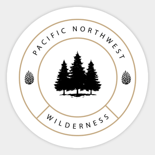 PNW wilderness Sticker